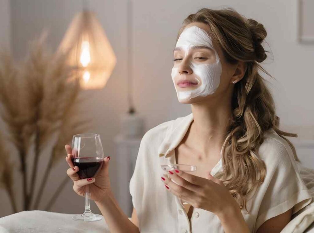 Luxury wine facial in Bangalore